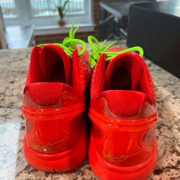 Men’s Nike Zoom Kobe 6 Protro Low 'Reverse Grinch' Size 15 FV4921-600 - Picture 5 of 7